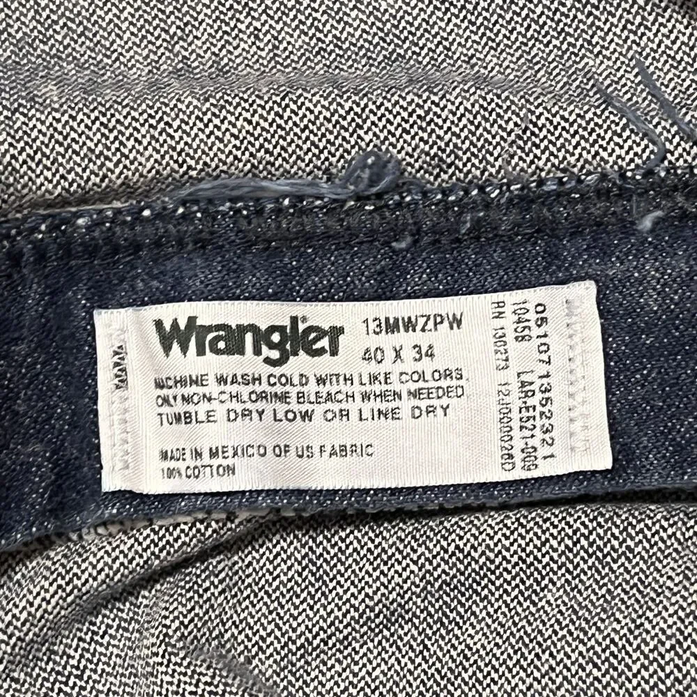 Wrangler Cowboy Cut Original‎ Fit Men’s Jeans Zip Fly, 3MWZPW - 40x34